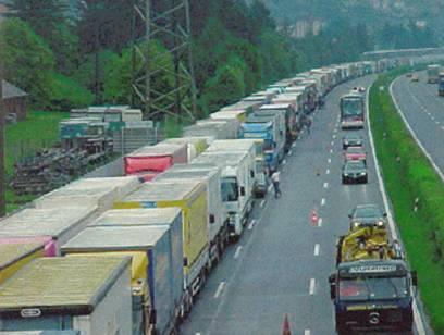 problems along freight transport chains Protection of the