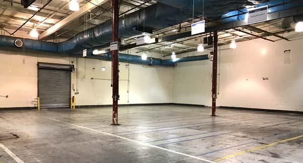 (C2) MANUFACTURING SPACE AVAILABLE OCT 2017 +/-5,000sf fully conditioned manufacturing space coming available in October 2017.