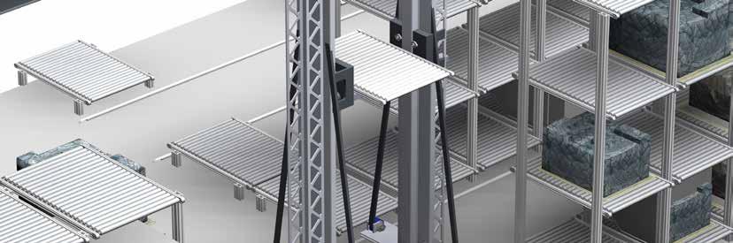 Sample solution for cargo handling systems: Storage and retrieval unit