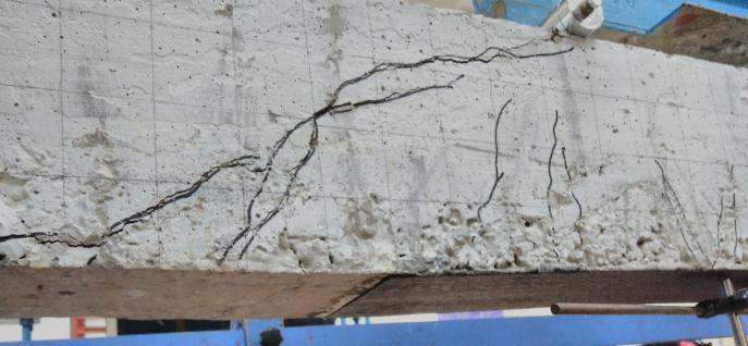 The use of CFRP delays the initial cracks in the beam.