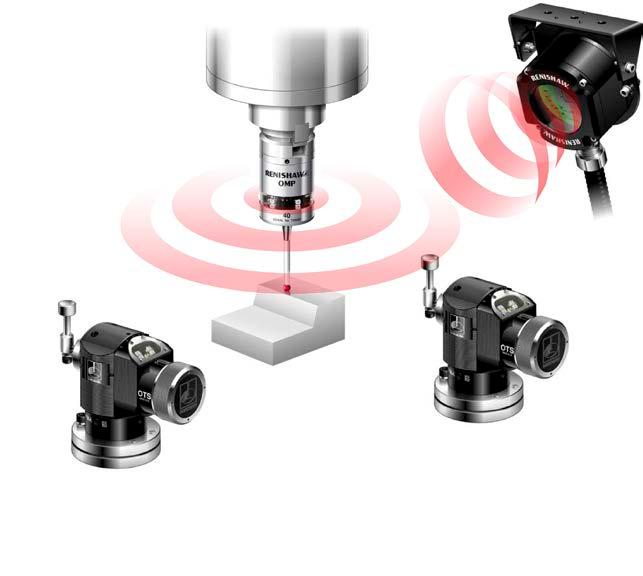 In addition to providing secure optical transmission, the technology is integrated into the OMM-2 and OSI multi-probe interface allowing an OMP40-2 to be used in conjunction with up to two Renishaw