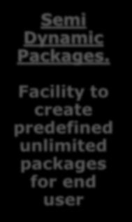 unlimited Dynamic Packages Semi Dynamic