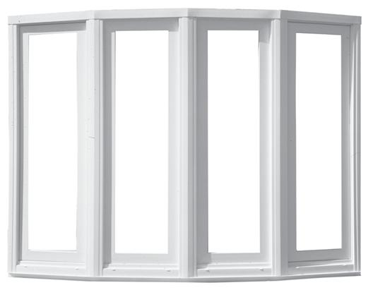 Vytexwindows BAY & BOW WINDOWS features Bow windows available in three, four, five, and six-lite
