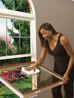 Vytex engineers have virtually eliminated home window maintenance.