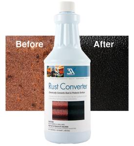 Rust convertors consolidate the corrosion layer but do not prevent future deterioration Rust convertors are sometimes used by consumers to paint over rust with minimal surface preparation These