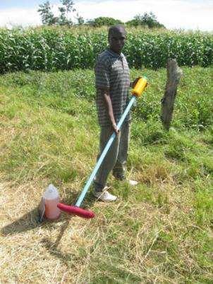 after hand digging for land preparation, and is mostly carried out by women and children Timely weed management