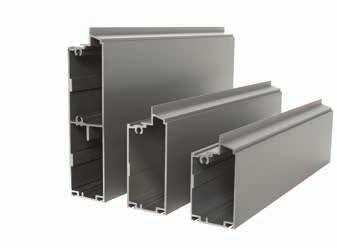6-3/4 (171 mm) Aluminum panel Vertical reinforcement TYPES & SIZES: RAILS, JAMBS AND MULLIONS Model Door width Door hight Bottom rails 100AD 200AD 300AD 3 to 12 914 mm to 3658 mm 3 to 16 914