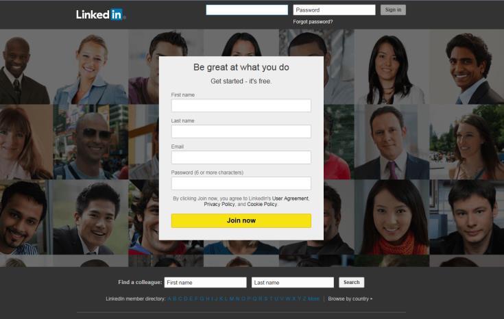 Getting Started: LinkedIn LinkedIn.