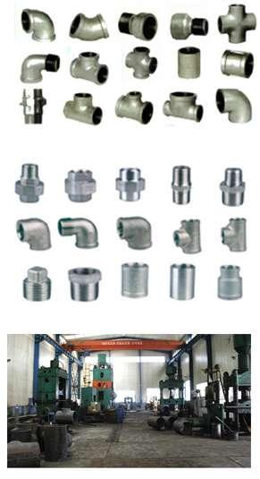 The pipe fittings we manufactured are composed of malleable castiron pipe fittings,butt weld steel pipe fittings and forging socket and threaded fittings.