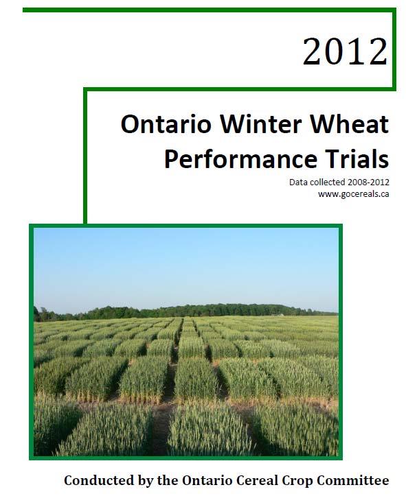 Seed Selection to Mitigate Toxin Accumulation Wheat in Ontario Variety registration required, includes disease susceptibility compared to resistant check/control varieties