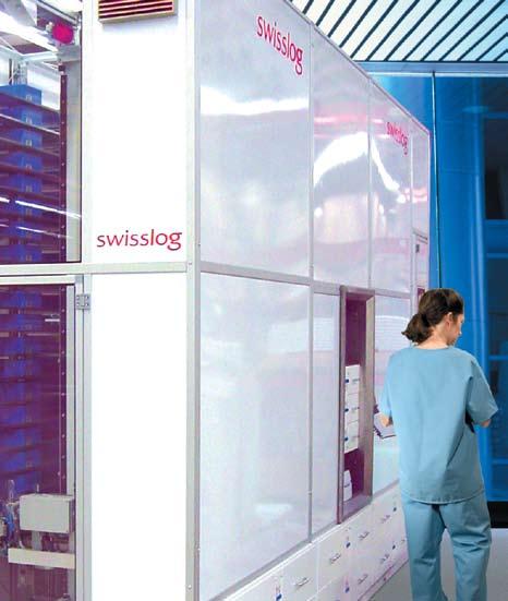 Logistics Automation Page 3 Healthcare Solutions Logistics Automation Swisslog designs solutions in logistics automation to meet the storage,