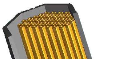. Filter Design Concept At the heart of the new proposed hot gas filter system there is a filter unit comprising an assembled honeycomb structure (Fig.).