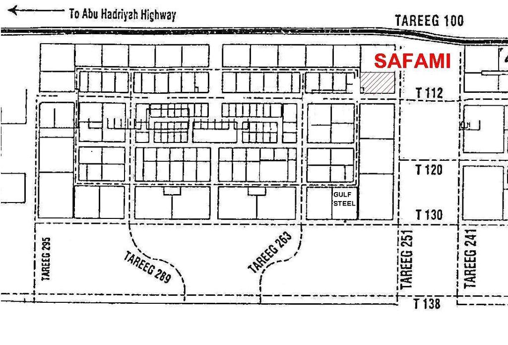 SAFAMI-KHOBAR Covered Area: 7200 Sqr-Mtr. Laid Down Area: 10500 Sqr-Mtr. Blast & Paint Area: 2700 Sqr-Mtr.