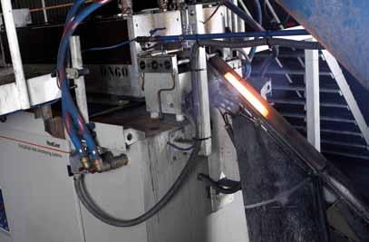 All the tools you need For forging Induction billet heaters (CHC) CHC systems are continuous feed units for heating round or square section billets prior to stamping or warm forming.