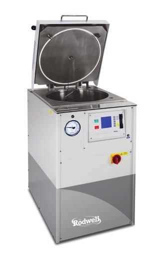 Medium Capacity Autoclaves Ensign 100 & 125 litres MP25 control (see page 8) Space-saving design Counterbalanced lid for easy opening Available in electrically heated version or from a piped steam