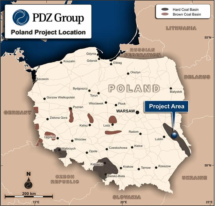 Polish Coal Landscape Located in stable EU country with an excellent fiscal regime for coal One of the most attractive fiscal regimes for coal 19% corporate tax rate 4PLN/t royalty (~US$1.