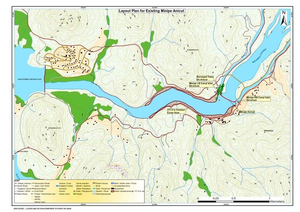 ANNEXURE 2 : Map of water spread area Program