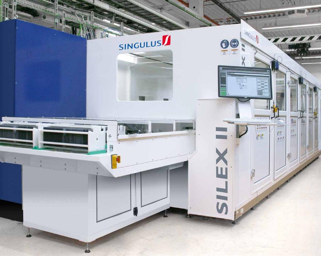 Modular, Automated Wet Processing System for Batch Cleaning and Etching for Heterojunction (HJT) Solar Cells provides complete automated dry-in/dry-out solutions for wet-chemical treatments of