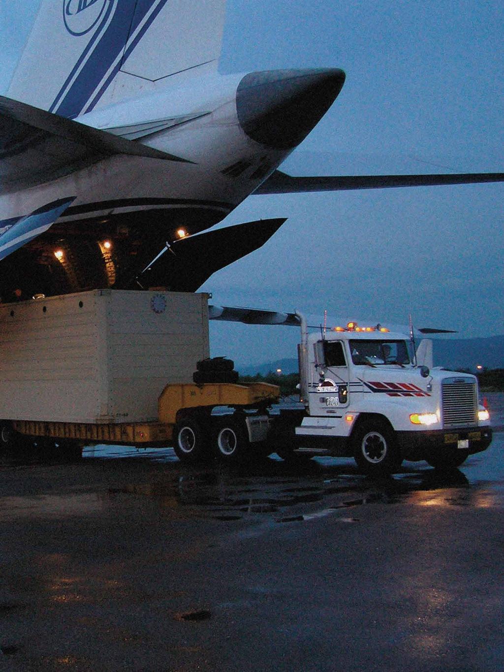 /Assistance/ Transporting cooling towers from the United States to Venezeula via an Antonov