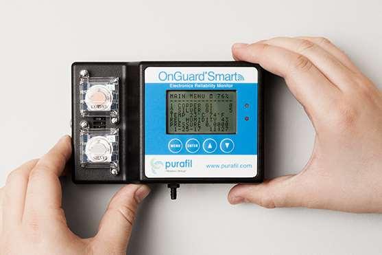 COROSSION CONTROL ELECTRONIC October # 2 OnGuard Smart The Purafil OnGuard Smart (OGS) Atmospheric Corrosion Monitor indicates the level of corrosion before severe damage occurs, preventing costly