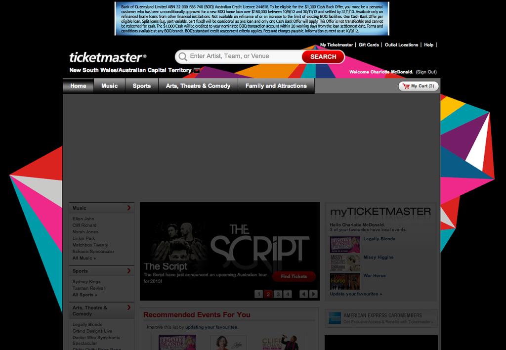 Billboard Ticketmaster.com