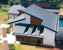 KEY BENEFITS Light weight roof build-ups Possibility of light / bright coloured surfaces for sun and heat reflection, reducing the heat island effect Almost unlimited design possibilities with
