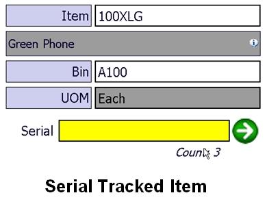 Bulk = Quantity (An item not tracked by serial or lot number is referred to as "Bulk" for the item tracking option.
