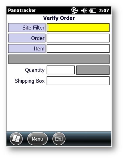 Verify Order (Orders) This transaction provides the ability to verify items on a FULLY fulfilled sales order. Orders to be verified may be defined based on a Batch Code.