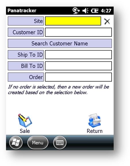 Sales (Orders) The sale transactions provides the ability to create a new sales transaction and to edit or add to an existing sales order (designed to support environments that use sales orders as a