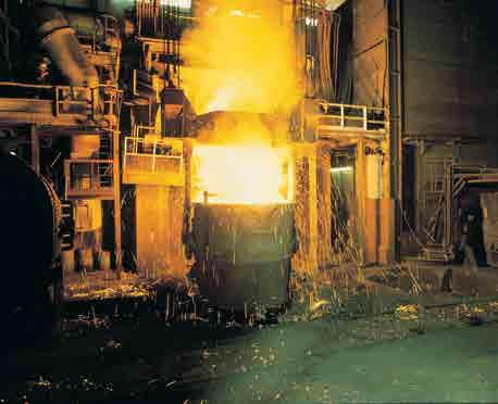 Steel, aluminum, and metal processing Mining