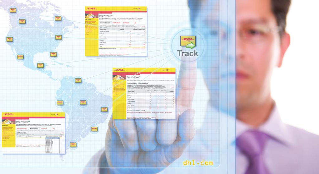 welcome to dhl PRoVIew USeR GUIde PROVIEW dhl PRoVIew PUtS YoU IN control of YoUR ShIPmeNtS.