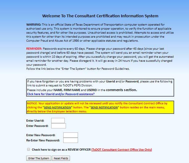 Tools: Consultant Certification Information System