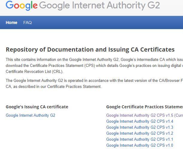 2.2 Outbound Communication SAP Cloud Platform Integration tenant Google AdWords Steps to be performed by Customer: SAP Cloud Platform Integration should trust Google AdWords as server 2.2.1 Step 1: Download Google Authority Certificates Paste the following URL in a Web Browser: https://pki.