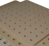 Perforated Batts Sometimes referred to as Multihole batts,