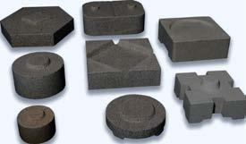 PROPS Props are used to support batts in kiln car structures.