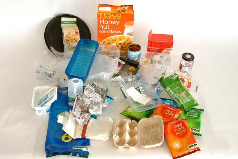9.5 Tesco Summary Picture 37: Total waste produced by Tesco Picture 37 shows the total waste generated from the shopping basket purchased from Tesco. A total of 684.