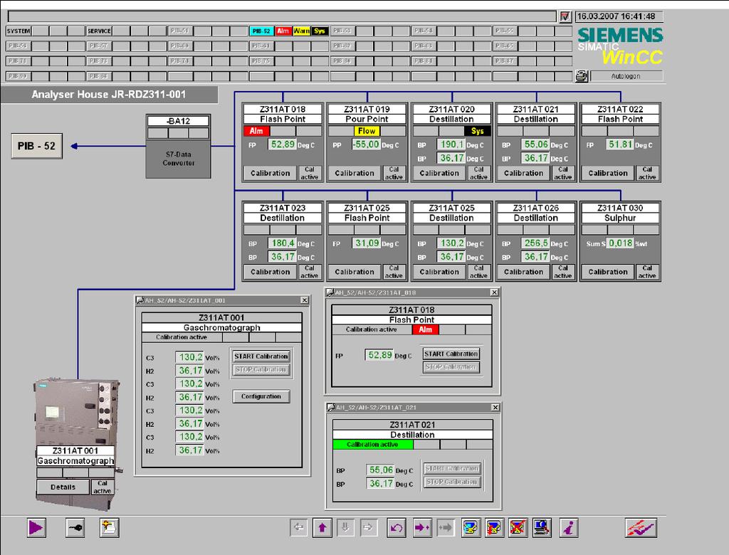 Siemens Analyser System Manager Easy monitoring and storing of important analyser