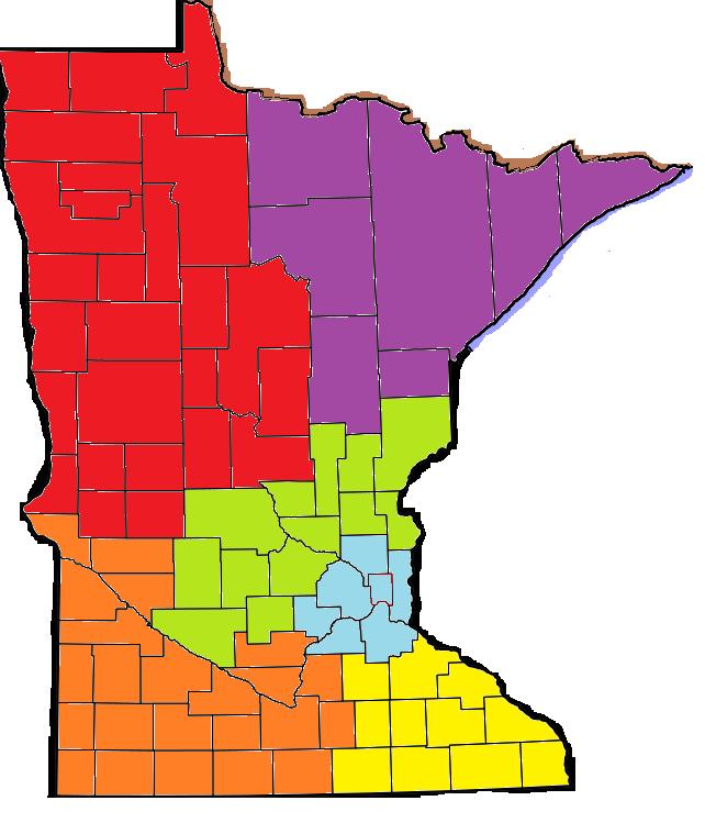 MN s 6 WDA/Regions EDRs 1,2,4,5 align with WSAs 1 and 2 EDR 3 aligns with WSAs 3 and 4 1 2 EDRs 6e, 7w, 7e align with WSAs 5 and
