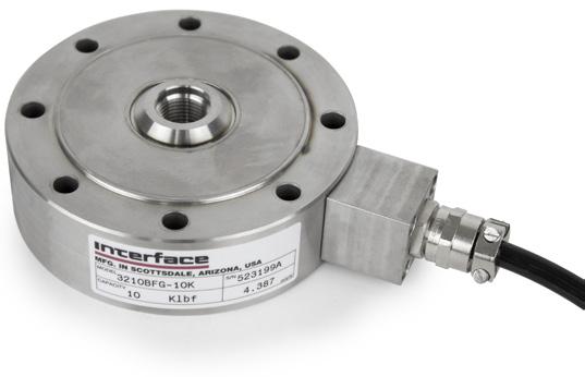 applications. 3200 Load Cell Series 2.5K 270K lbf Hermetically sealed Eccentric load compensated Proprietary Interface temperature compensated strain gages Performance as high as ±0.