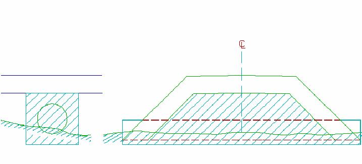 Rock Excavation For Trenches And Associated Structures Calculations of rock removal are quantified based on the dimensional parameters shown below in Figure B521-4.