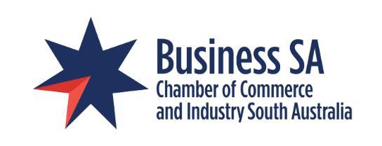 Certification of documents in South Australia for all industry sectors is carried out under the name of the South Australian Employers Chamber of Commerce & Industry Inc (trading as Business SA).