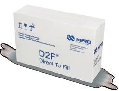 D2F MANUFACTURING PROCESS NESTS AND TUBS ARE FIRST CLEANED WITH IONIZED AIR TO MINIMIZE PARTICLE LOAD.