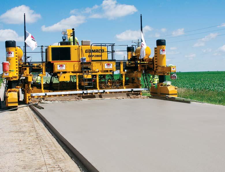 The contractor noted the benefit of increased paving production with fewer men needed for stringline maintenance and setup.
