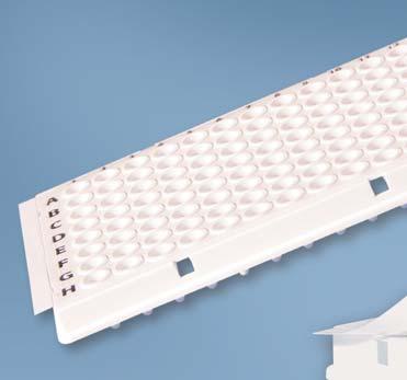 96 Deep well MegaBlock Adhesive sealing tapes for qpcr/pcr, automation and sample storage MegaBlock 96 Well The MegaBlock 96 Well is ideal for automated processing of sample volumes up to 2.