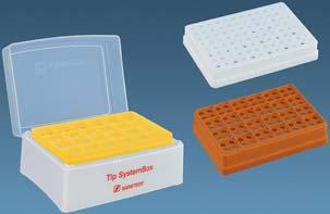 StackPack Efficient handling of 96-tip trays, reduced packaging and storage space Order No.