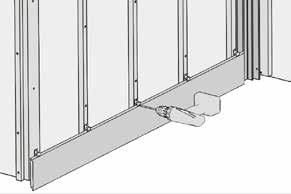 The T-7 will be installed onto every joist first and then the siding board will be installed like normal as shown in Diagram 13.