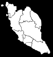 Sembilan 2,251 ha Melaka 40 ha Terengganu 5,053 ha Johor 2,490 ha Peninsular Malaysia: