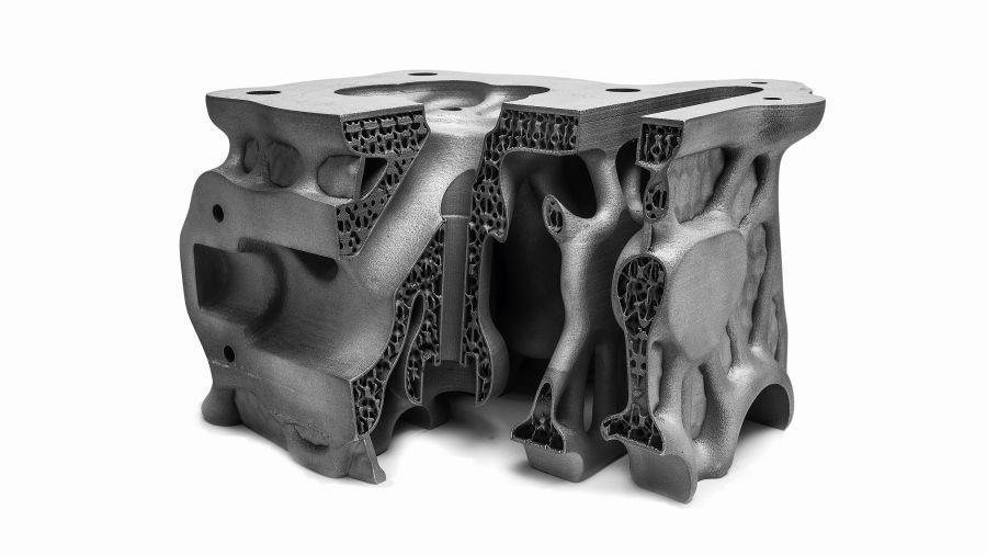 Aluminum Applications F1 Cylinder Head 60% weight reduction 10X more surface area for cooling