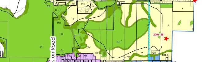 Figure 2.2 below also shows that there are a number of Rural properties in the Township that are currently zoned (A). Figure 2.2 Official Plan and Zoning By-Law Visual Comparison 2.2.1 Discussion From a mapping perspective, the (A) Zone appears to generally implement the Agricultural designation and the (RU) Zone appears to generally implement the Rural designation.
