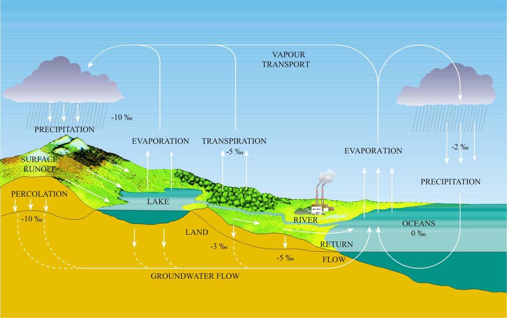 Water cycle isotope
